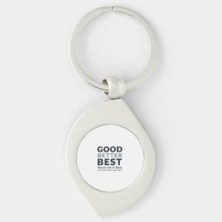 Llavero Good Better Best Never let it Rest Motivational Qu