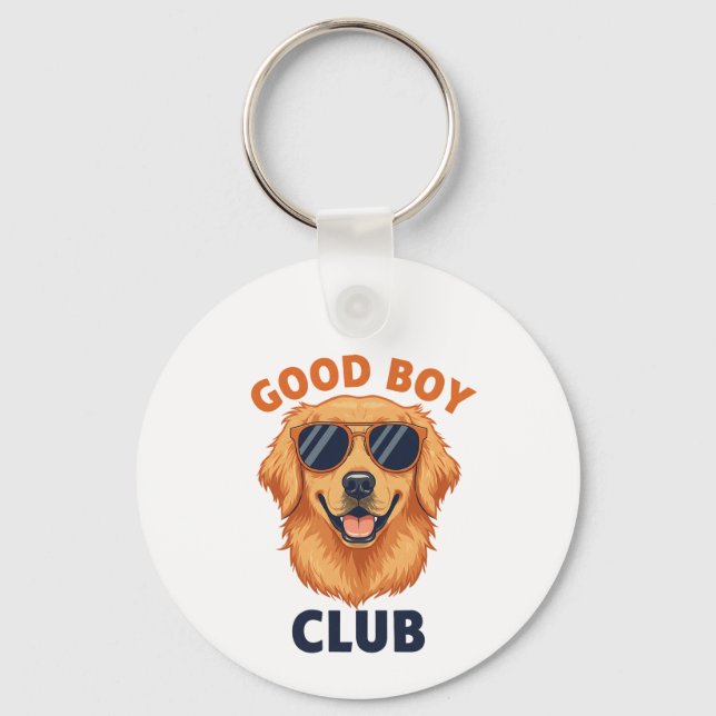 Llavero Good Boy Club | Keychain Dog Design (Anverso)