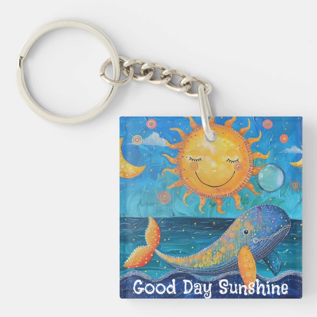 Llavero Good Day Sunshine Keychain (Frente)