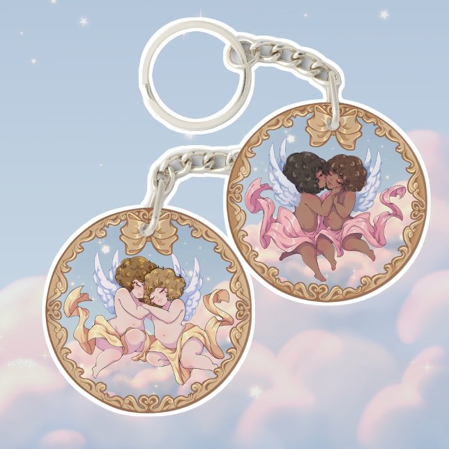 Llavero Good Morning Angels Acrylic Keychain (Subido por el creador)