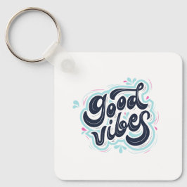 Llavero Good Vibes Keychain