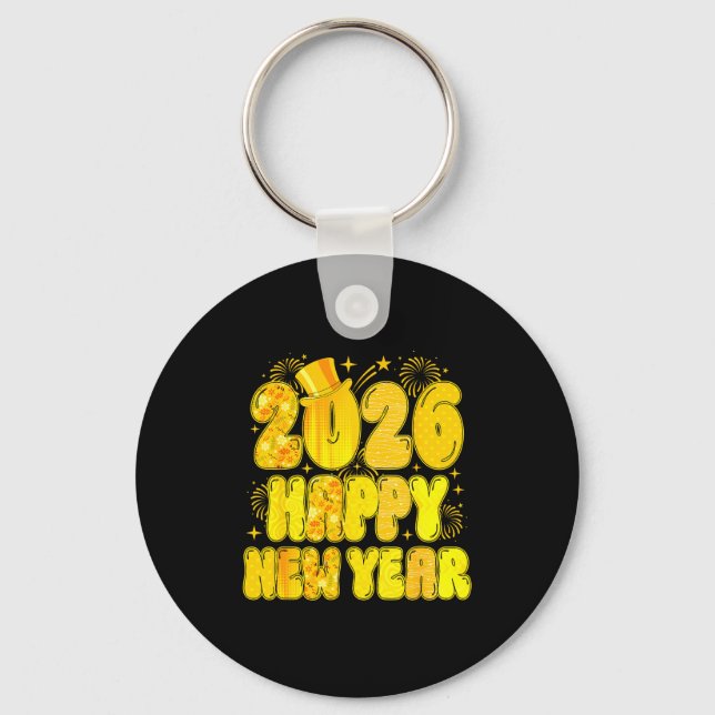 Llavero Goodbye 2025 Happy New Year 2026 Women Girl Kids  (Anverso)