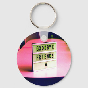 Llavero Goodbye Friends Heard Pink