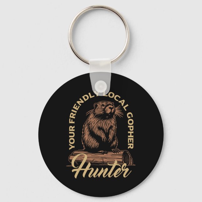 Llavero Gopher Hunter Gear Equipos Esenciales Gopher Sla (Anverso)
