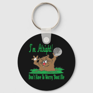 Llavero Gopher y la pelota de golf