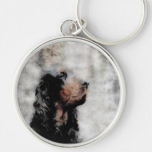 Llavero Gordon Setter Grunge Key Chain