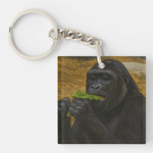 Llavero Gorilla Grace - Retrato de vida salvaje realista