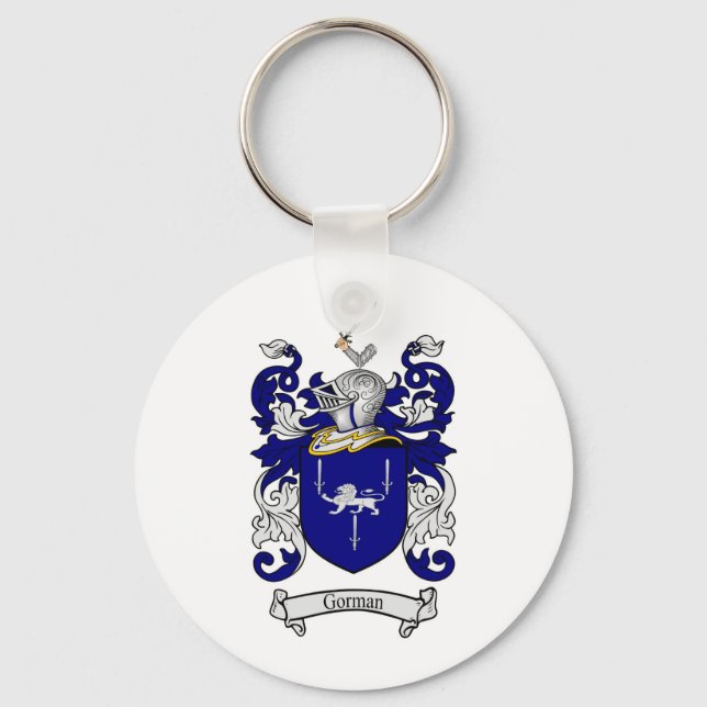 LLAVERO GORMAN FAMILIAR CREST - GORMAN COAT OF ARMS (Anverso)
