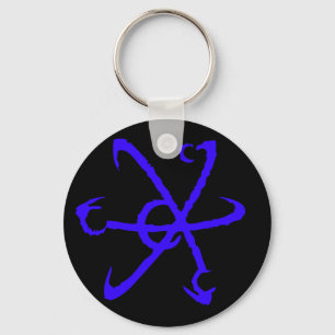 Llavero Gorman Industries Symbol Blue Keychain