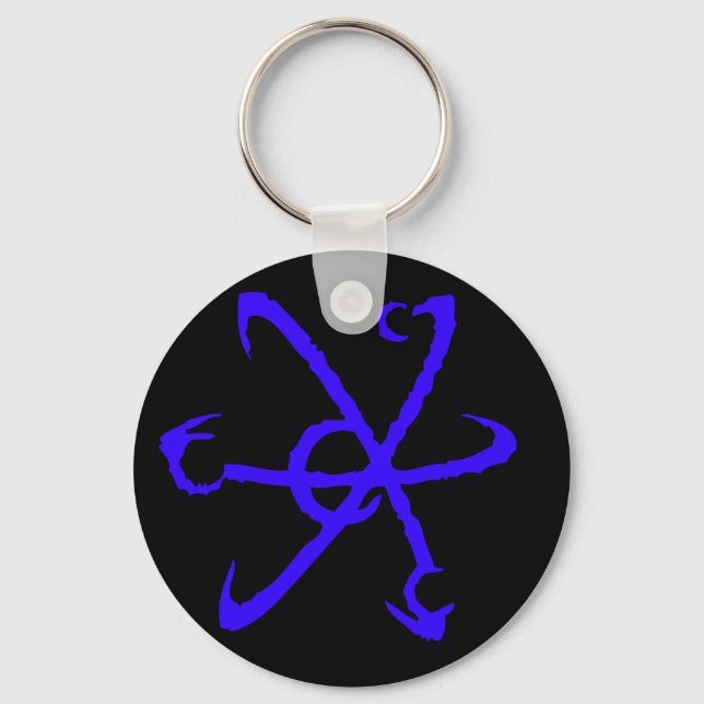 Llavero Gorman Industries Symbol Blue Keychain (Anverso)