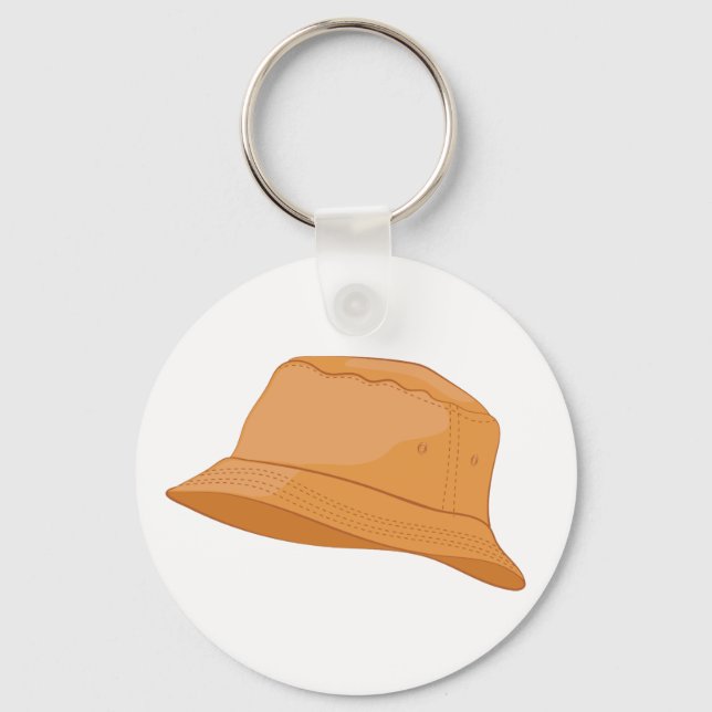 Llavero Gorra de cubo realista (Anverso)