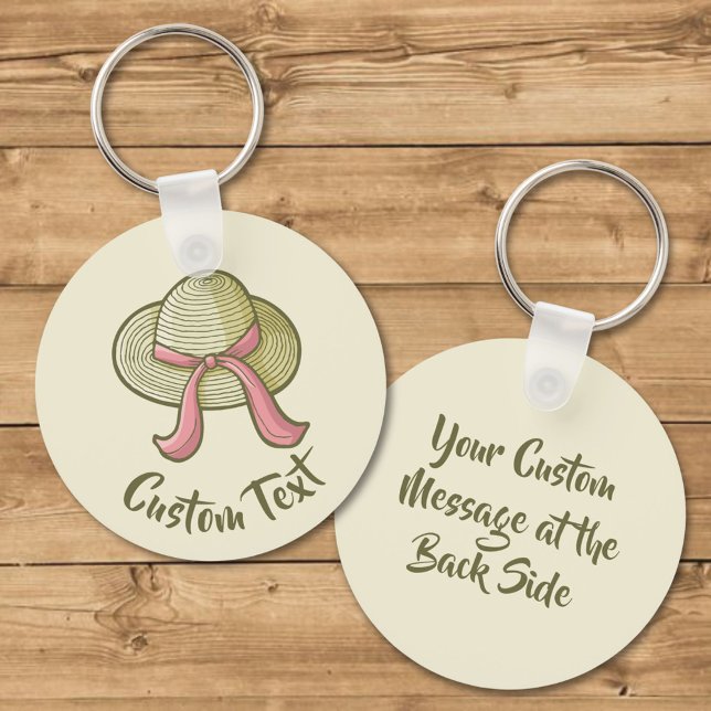 Llavero Gorra de paja Amarillo (Subido por el creador)