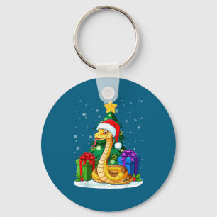 Llavero Gorra de Santa Serpiente Pijama de Navidad Animal