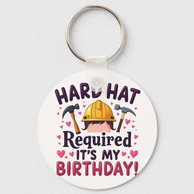 Llavero Gorra duro requerido es mi cumpleaños c (Anverso)