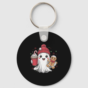 Llavero Gorra Fantasma Retro Navidad Festejo Xmas Café G