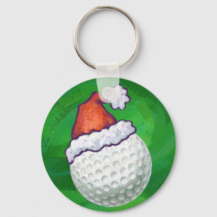 Llavero Gorras de Navidad para Bolas de Golf