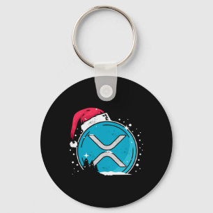 Llavero Gorrito de Navidad Xrp Moonshot Ripple Crypto Merc