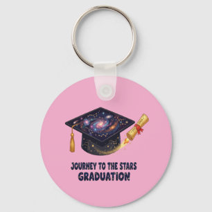 Llavero Gorrito Retró de Graduación Galáctica 2026