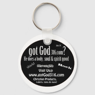 Llavero gotGod316.com Keychain