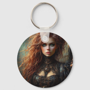 Llavero Gótica steampunk femenina