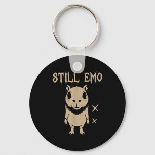 Llavero Gótico Emo Capybara Punk Emo Todavía