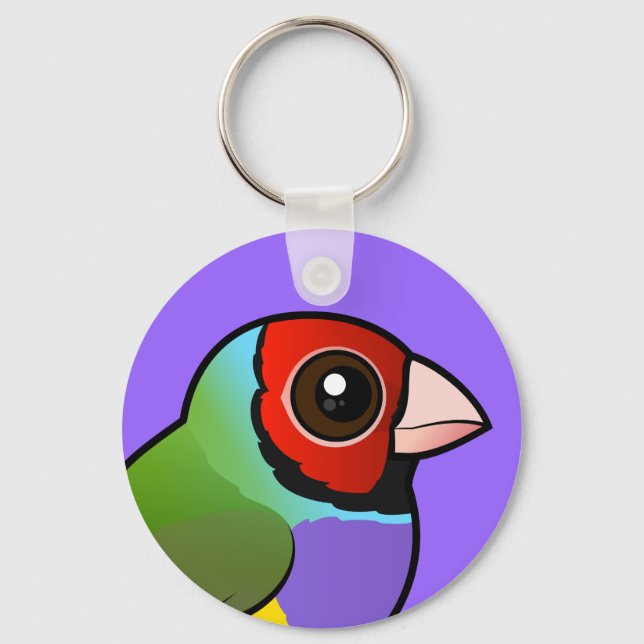 Llavero Gouldian Finch (Anverso)