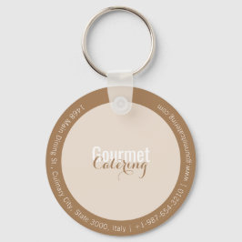 Llavero Gourmet Catering Keychain