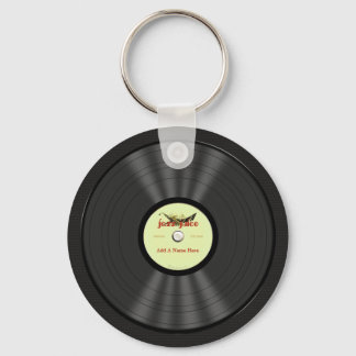 Llavero Grabación de vinilo de jazz personalizada