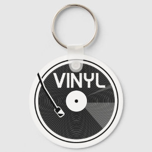 Llavero Grabación de vinilo girable