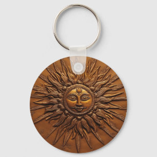Llavero Grabado en relieve sonriente