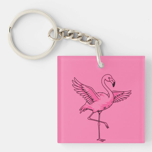 Llavero Grace en rosa (Frente)