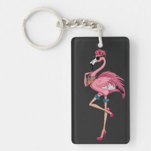 Llavero Gracias A Dios Por Hacerme Cita Cómplice Flamingo