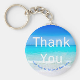 Llavero Gracias a la playa de regalos del cliente verano
