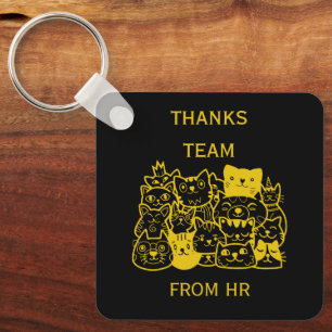 Llavero Gracias al equipo corporativo