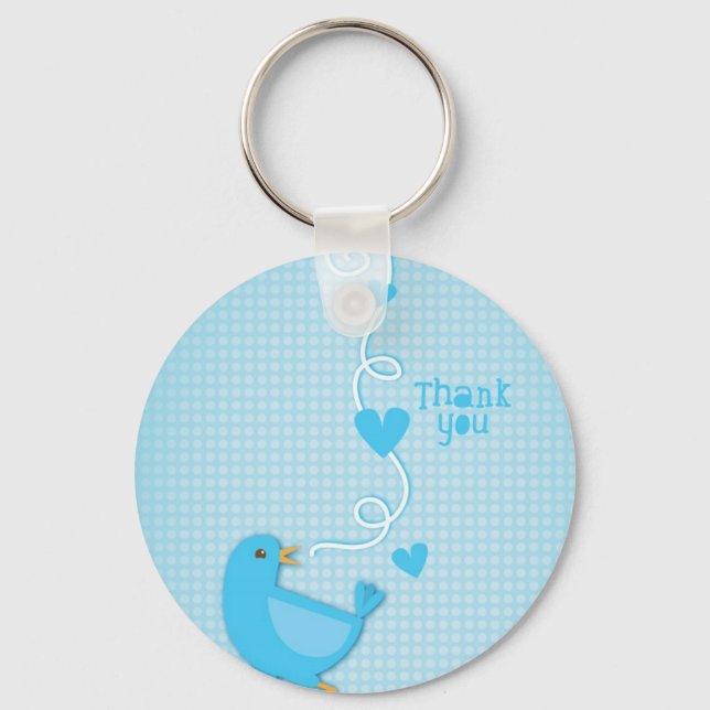Llavero Gracias Blue Bird (Anverso)