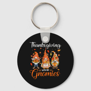 Llavero Gracias Con Mis Gnomies Funny Autumn Gnomes L