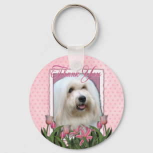 Llavero Gracias - Coton de Tulear