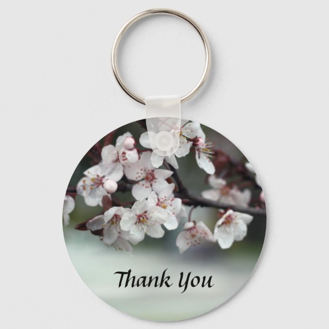 Llavero gracias flores de ciruela (Anverso)