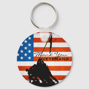 Llavero Gracias los veteranos