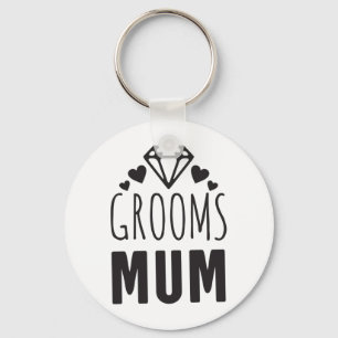 Llavero Gracias Madre de Groom Bridal Party Floral Gift