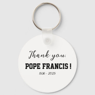 Llavero Gracias, papa Francisco falleció Wind Chime
