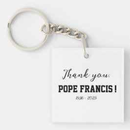Llavero Gracias, papa Francisco falleció Wind Chime