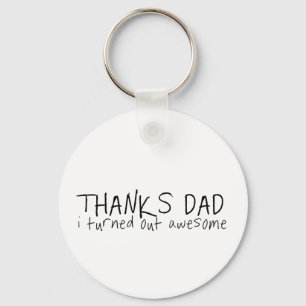 Llavero Gracias papá. Regalo del día del padre