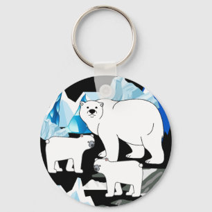 Llavero Gracias Personalizado A Polar Bear