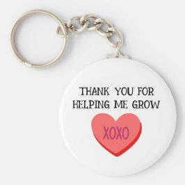 Llavero Gracias Por Ayudarme A Crecer Profesor