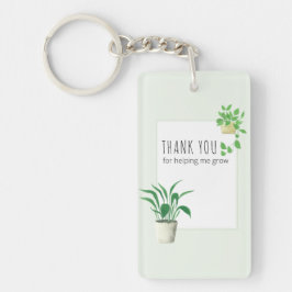 Llavero Gracias por Ayudarme a Cultivar Plantas de Interio