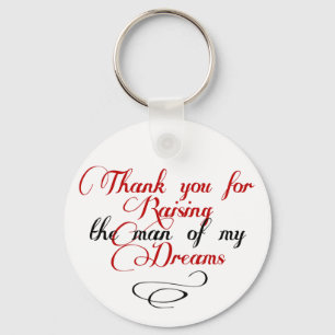 Llavero Gracias por criar al hombre de mis sueños