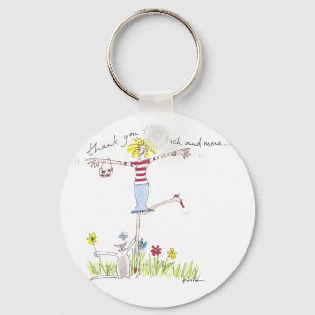 Llavero Gracias por este fob de muchas y más teclas (Anverso)