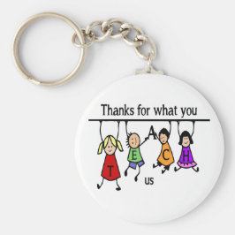 Llavero Gracias por lo que enseñas arte divertido de profe