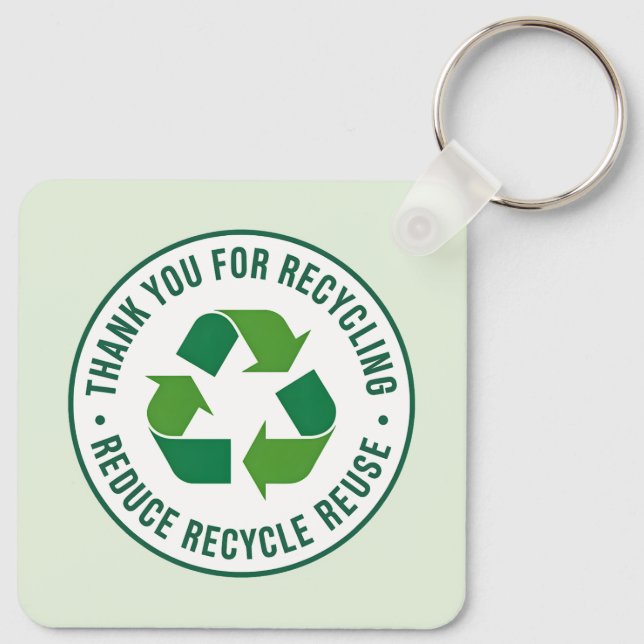 Llavero Gracias por Reciclar (Reverso )